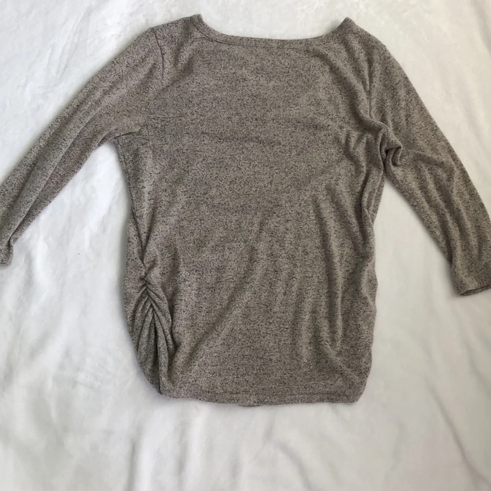 Grey Maternity Top - Picture 2 of 4